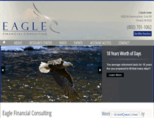 Tablet Screenshot of eaglefinancialconsulting.com